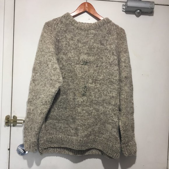 VINTAGE YETI HAND KNITTED WOOL SWEATERS SIZE XL - Picture 2 of 7